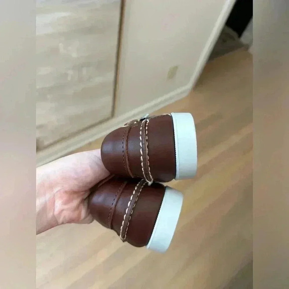 Sebago Docksides Women NEW Spinnaker 2-Eye Slip On Suede Boat Shoes Loafers 7.5 - Picture 8 of 9